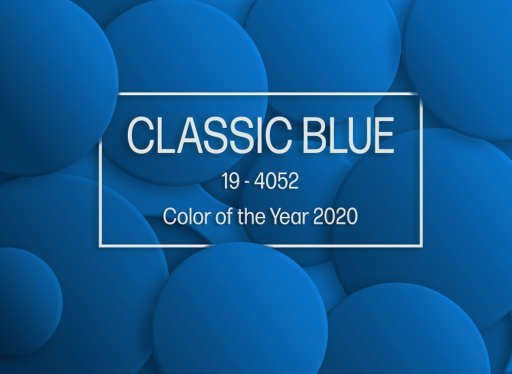 Pantone Colour of the Year –  PANTONE 19-4052 Classic Blue